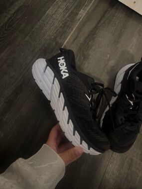 Hoka Black and White Athletic Trainer
